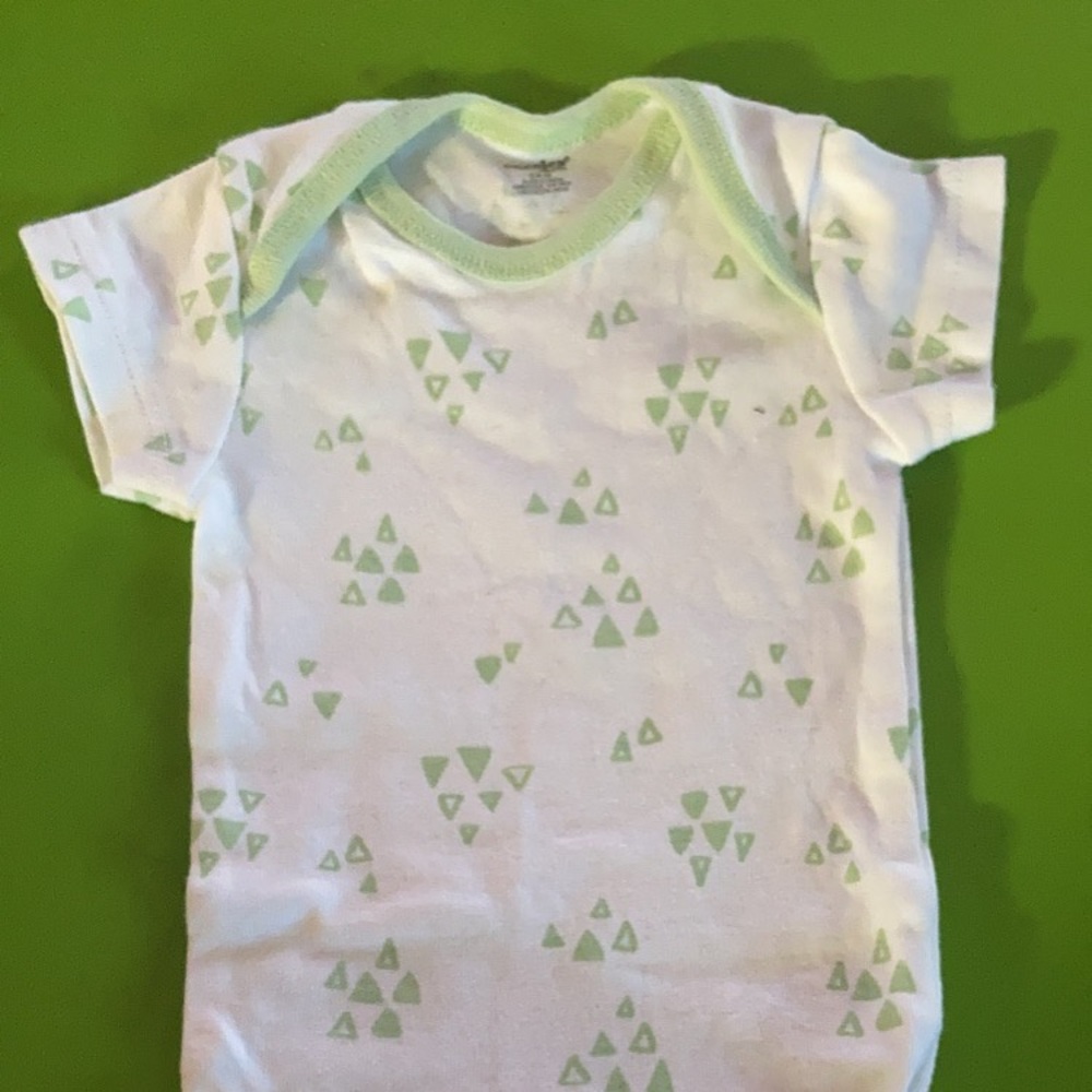 Triangle onesie
